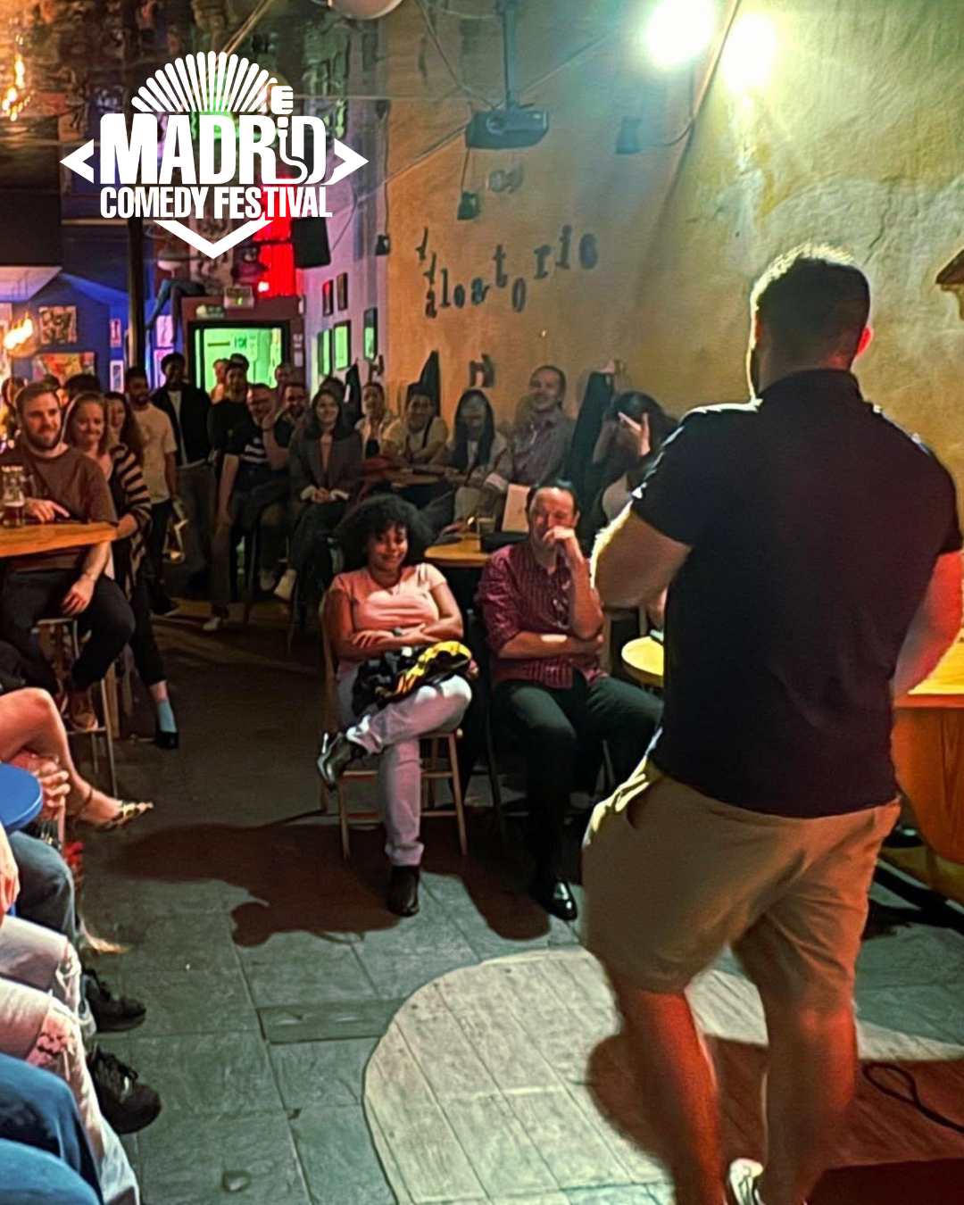 Ally Byers at Madrid Comedy Festival